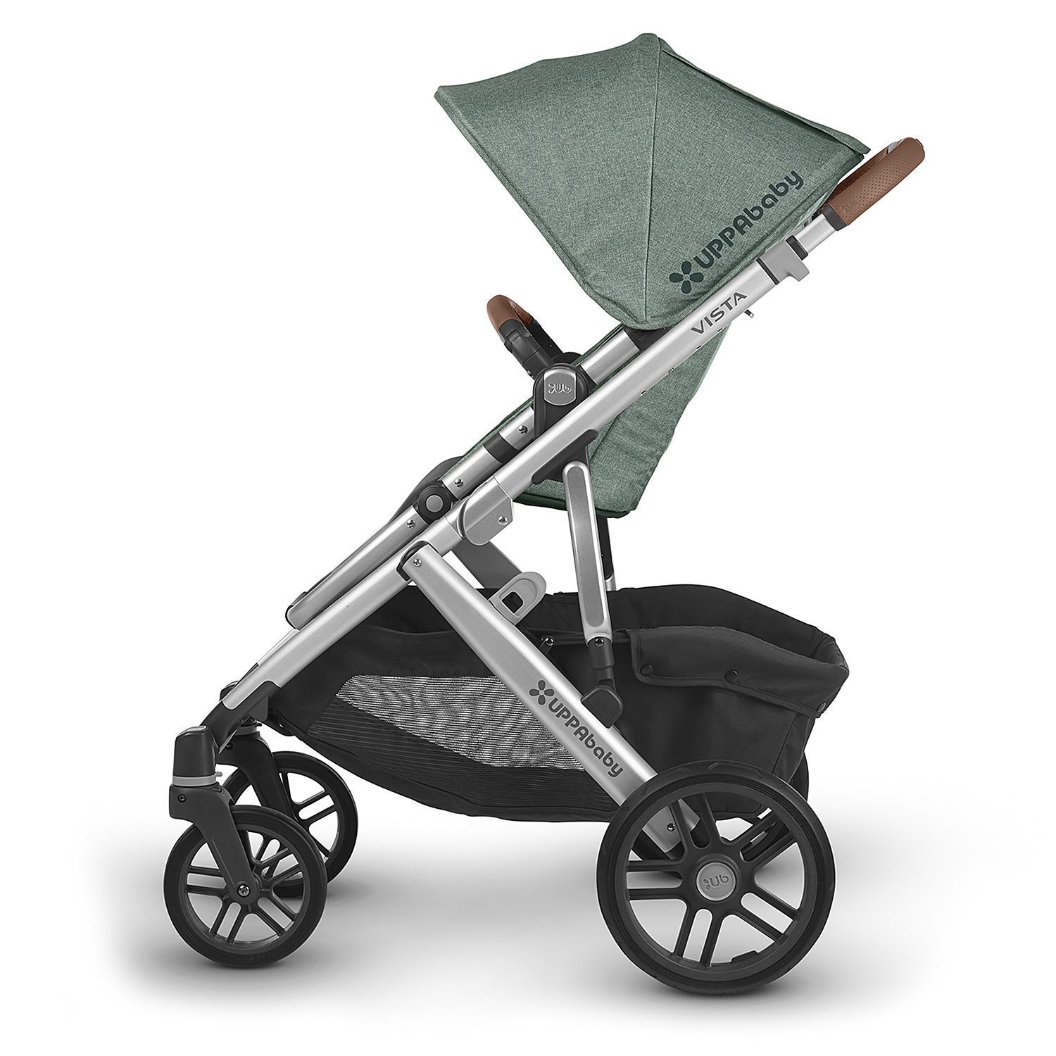 Коляска 2 в 1 UPPAbaby Vista 2018 Emmett Sage-army Green malange - фото 3