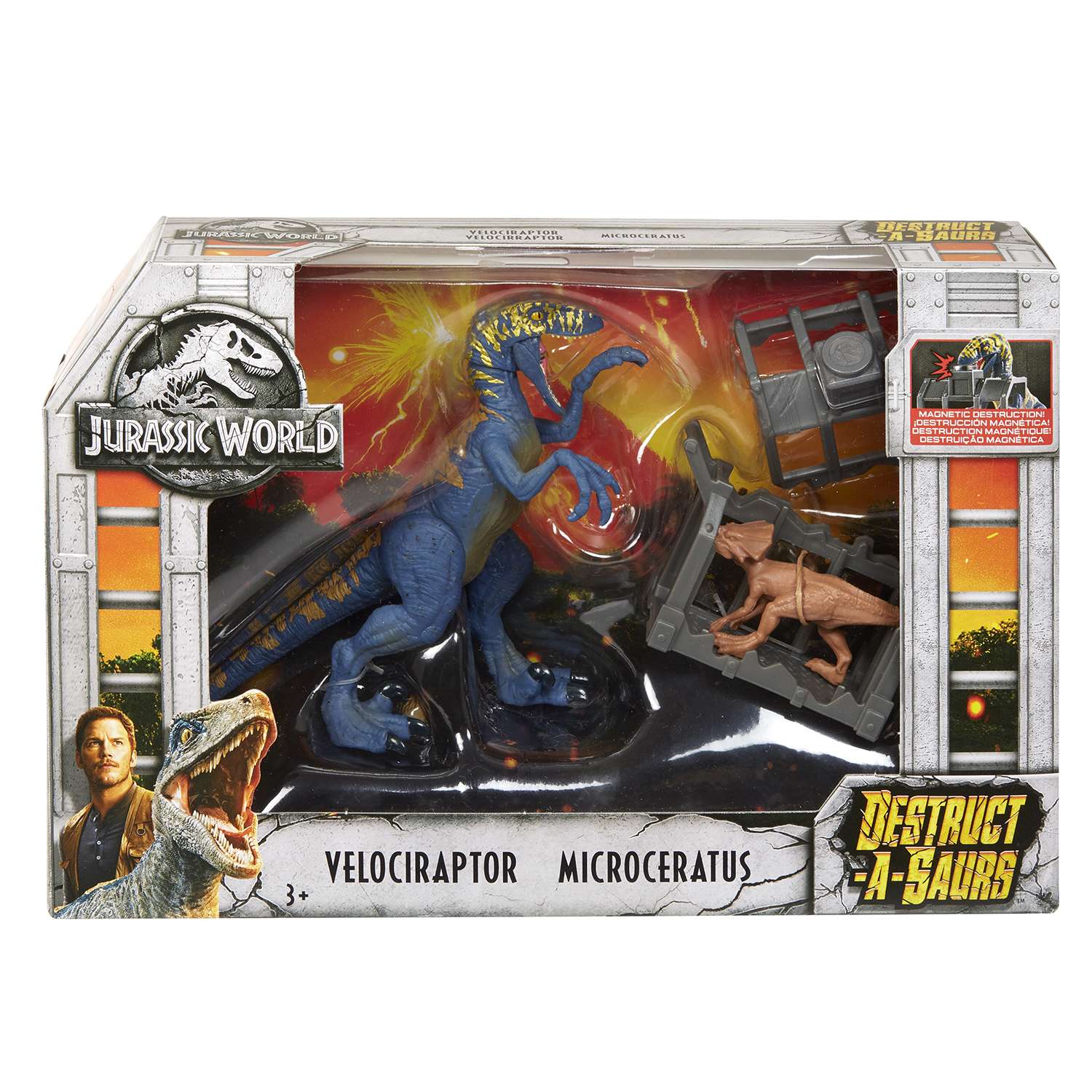 Фигурка Jurassic World Велоцираптор и Микроцератопс FTD13 - фото 2