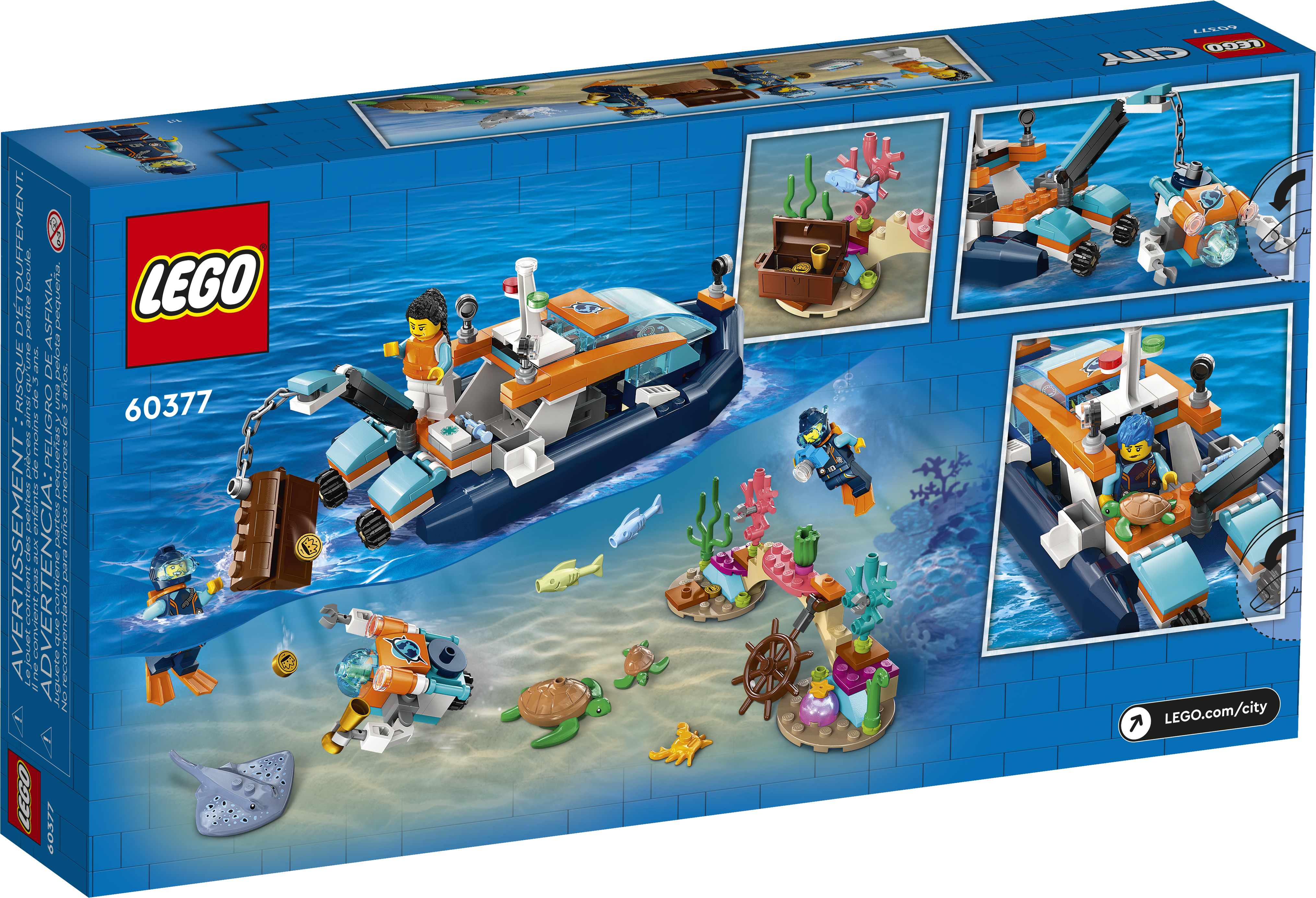 LEGO City Explorer Diving Boat 60377 2544