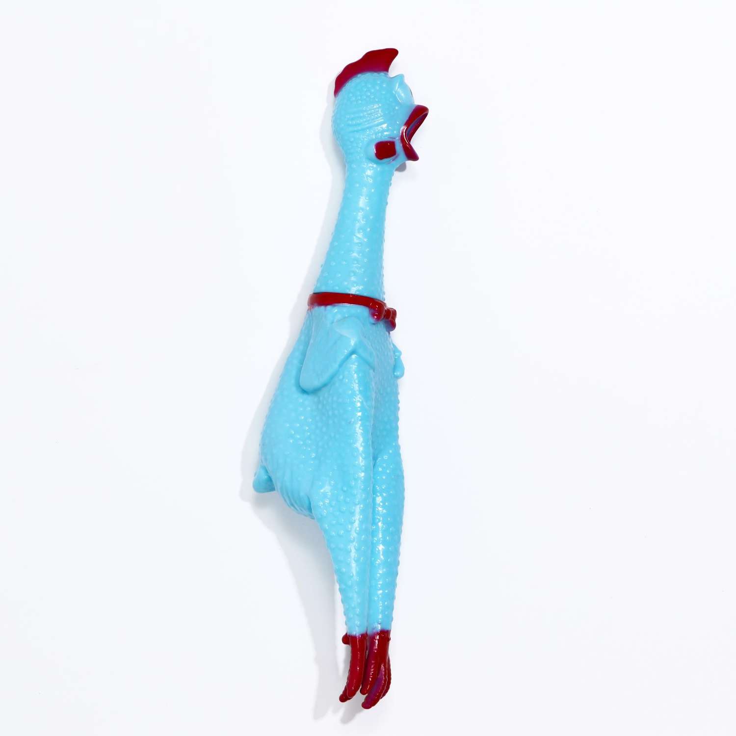 Игрушка для собак Пижон пищащая «Задумчивая курица» XL 41 см голубая - фото 2