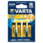 Батарейка Varta Longlife Micro 1.5V - LR03/ AAA 4шт