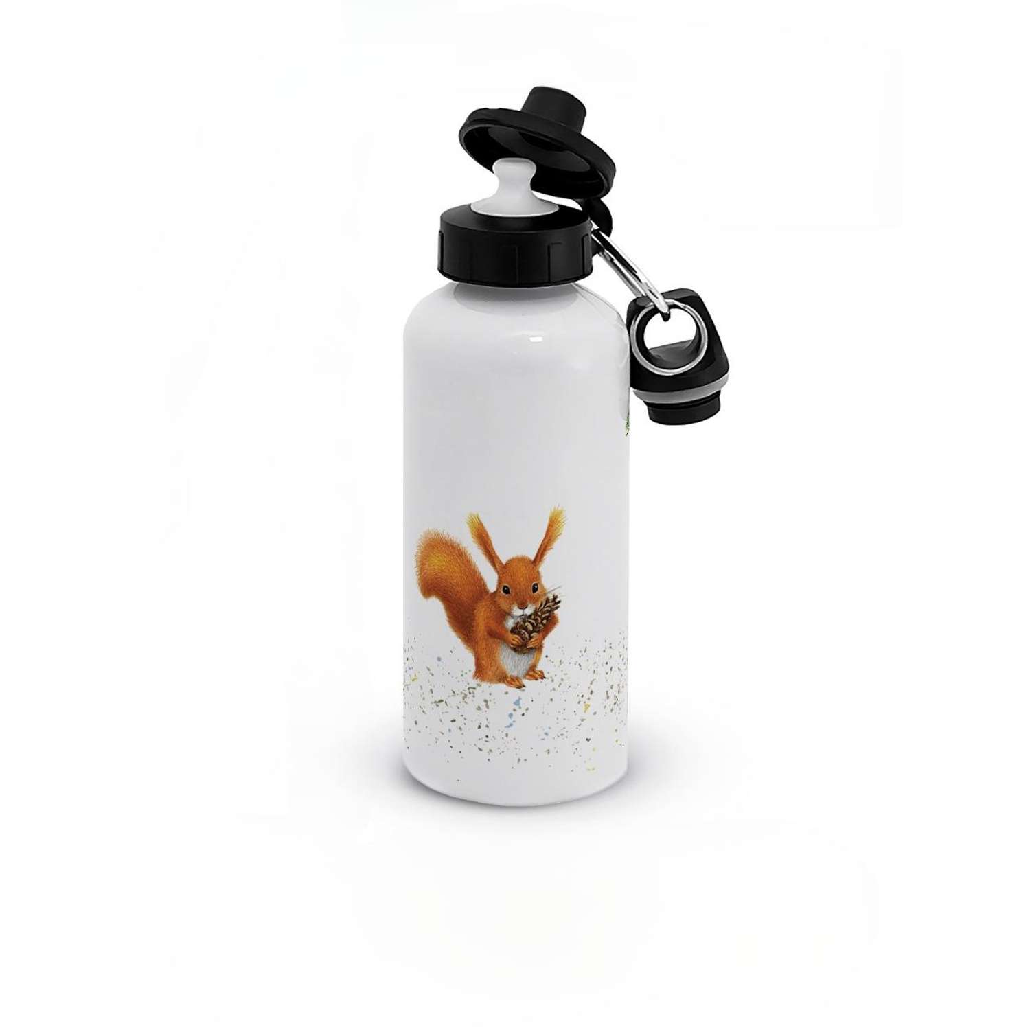 Бутылка для воды спортивная PrioritY Детская белая Наглая рыжая морда Белка - фото 1