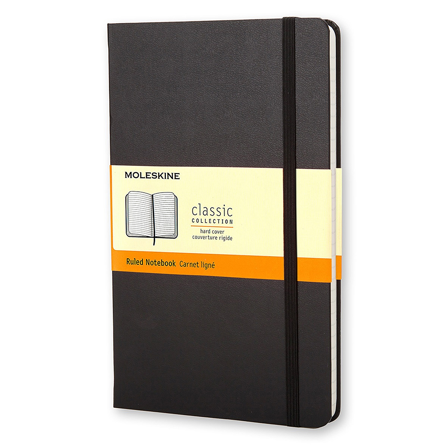 Блокнот MOLESKINE Classic 13х21см Линия Черный 380570 - фото 1