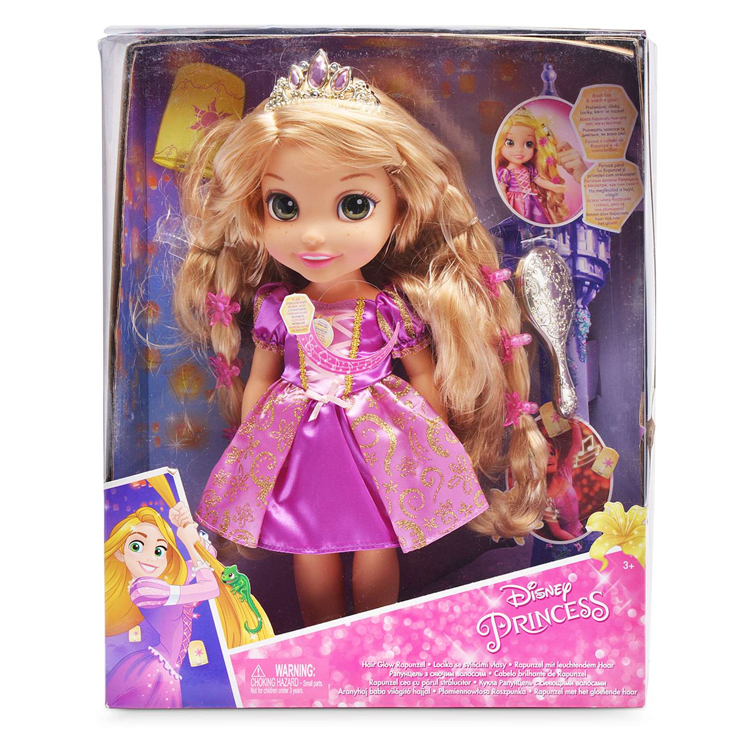 Кукла Disney Принцесса-Рапунцель со светящимися волосами 759440 - фото 3