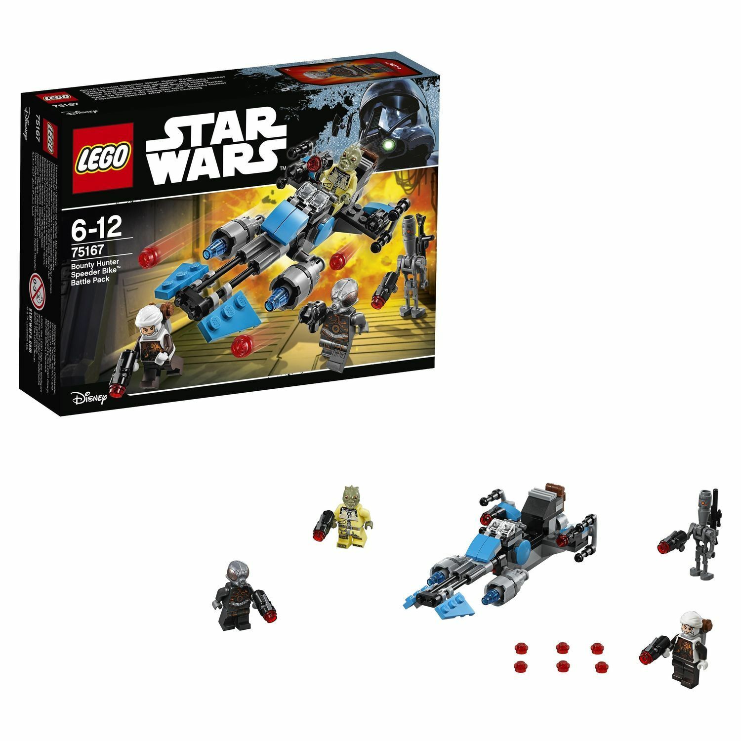 Конструктор LEGO Star Wars TM Спидер охотников за головами (75167) купить  по цене 999 ₽ в интернет-магазине Детский мир