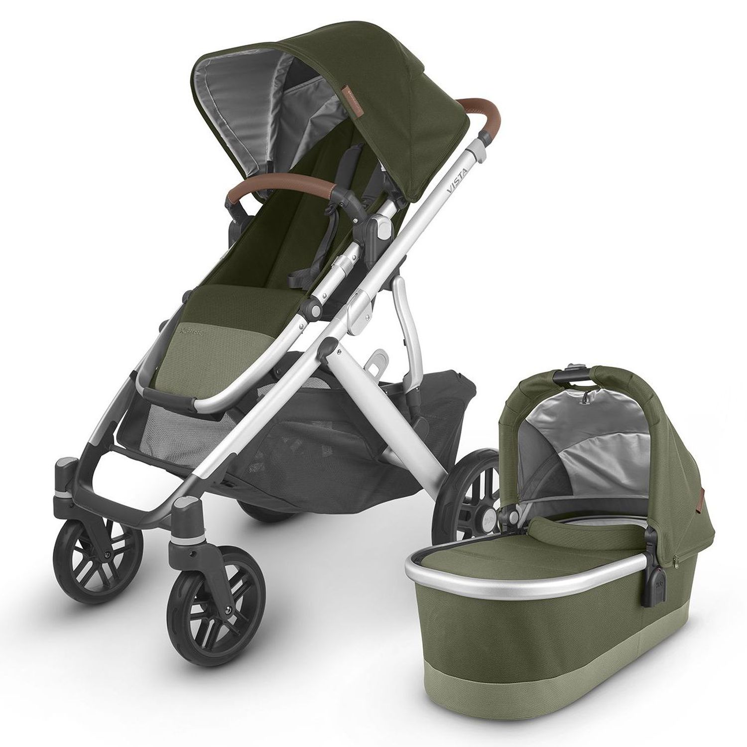 Коляска 2в1 UPPAbaby Vista V2 Hazel Оливковый - фото 1