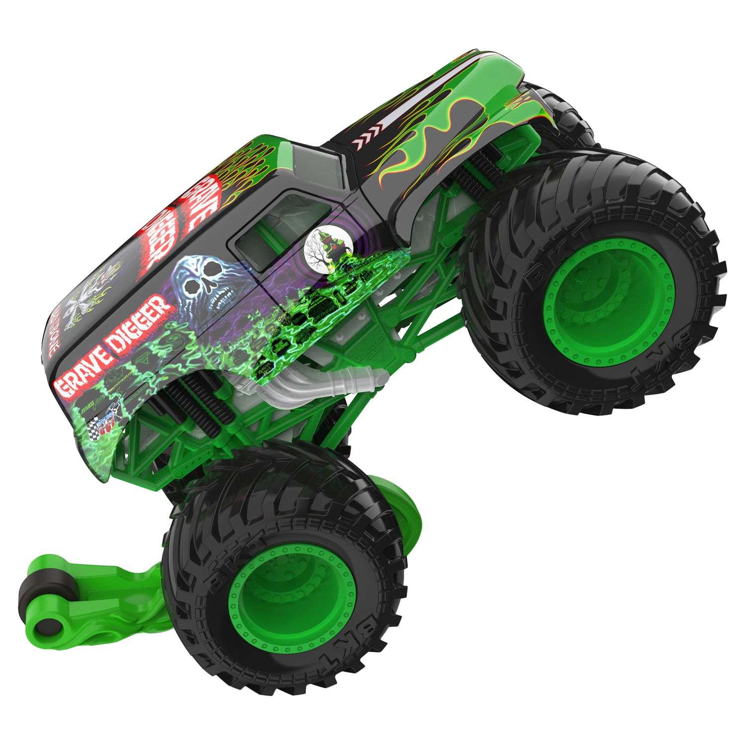 Машинка Monster Jam 1:64 Grave Digger 6060871 6060871 - фото 6