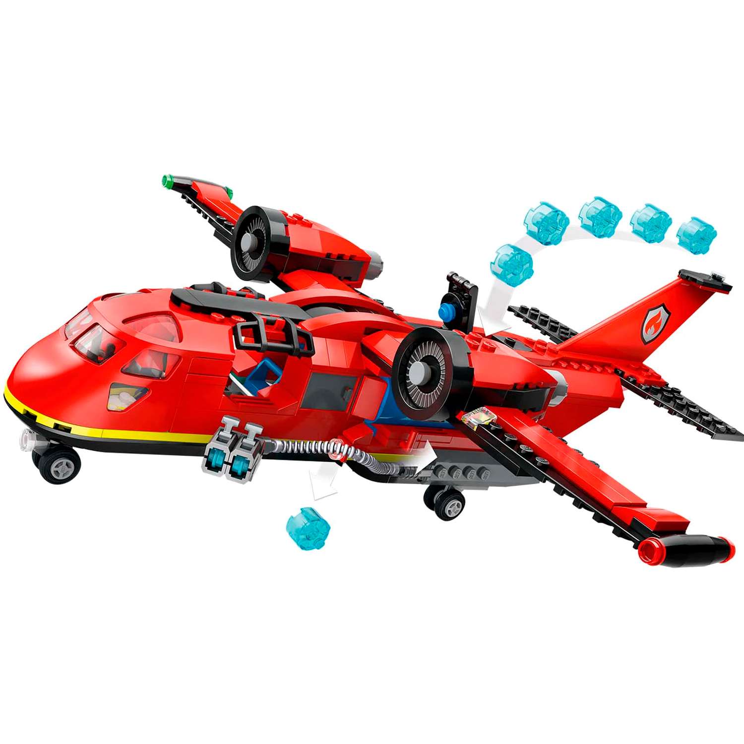 Конструктор детский LEGO City Пожарно-спасательный самолет 60413 - фото 6