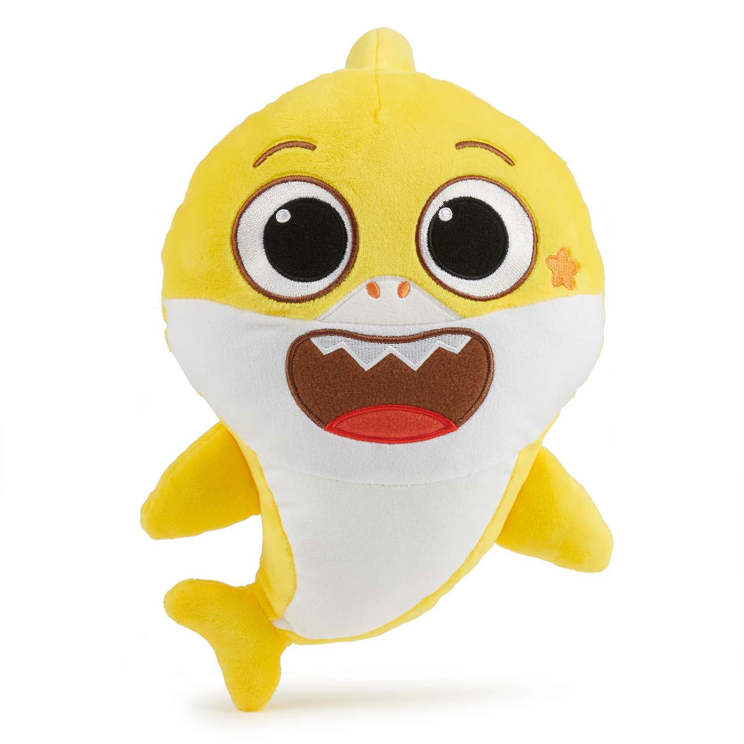 Игрушка плюшевая Wow Wee музыкальная Акуленок Baby Shark 30см 61641 - фото 1