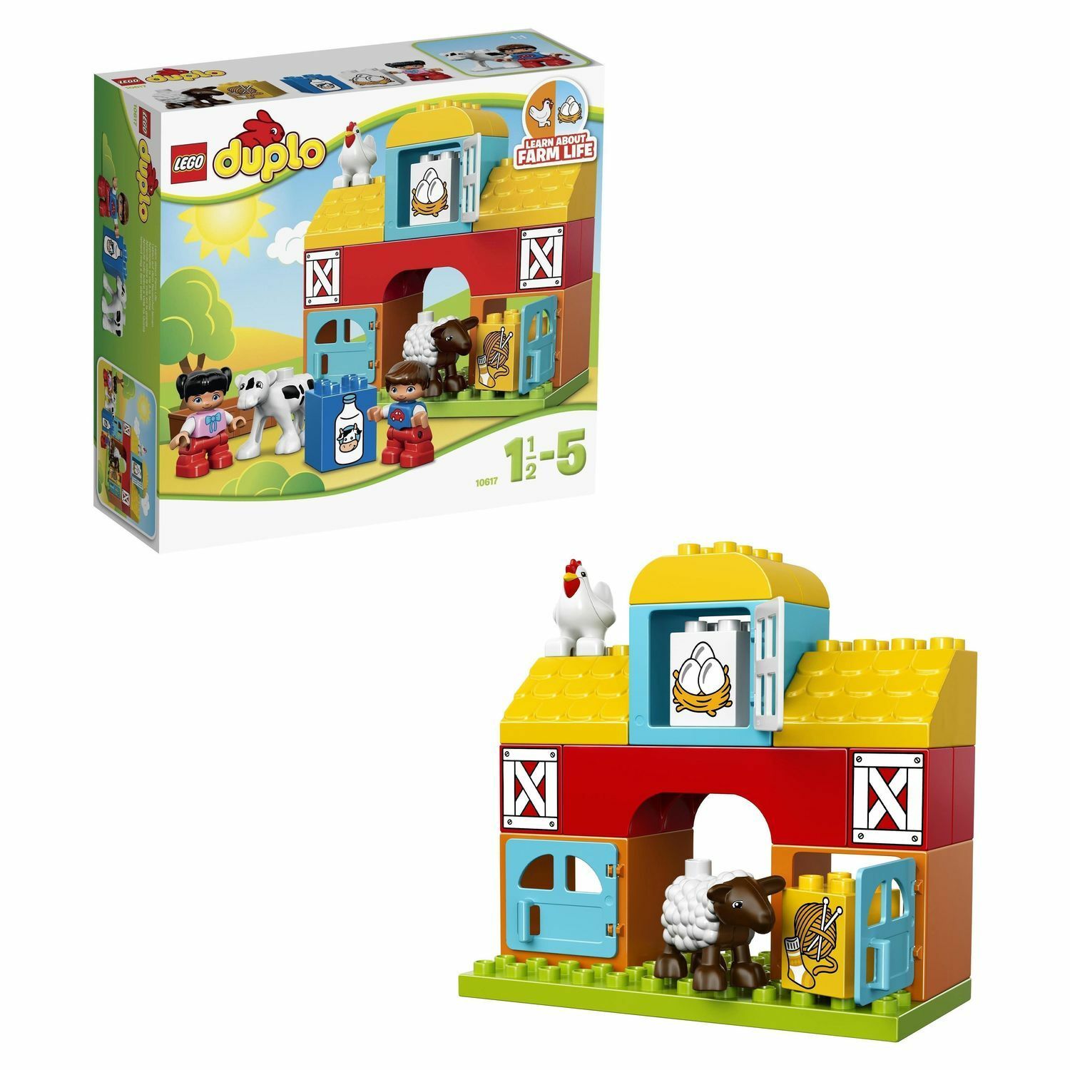 Конструктор LEGO DUPLO My First Моя первая ферма (10617) купить по цене  1299 ₽ в интернет-магазине Детский мир