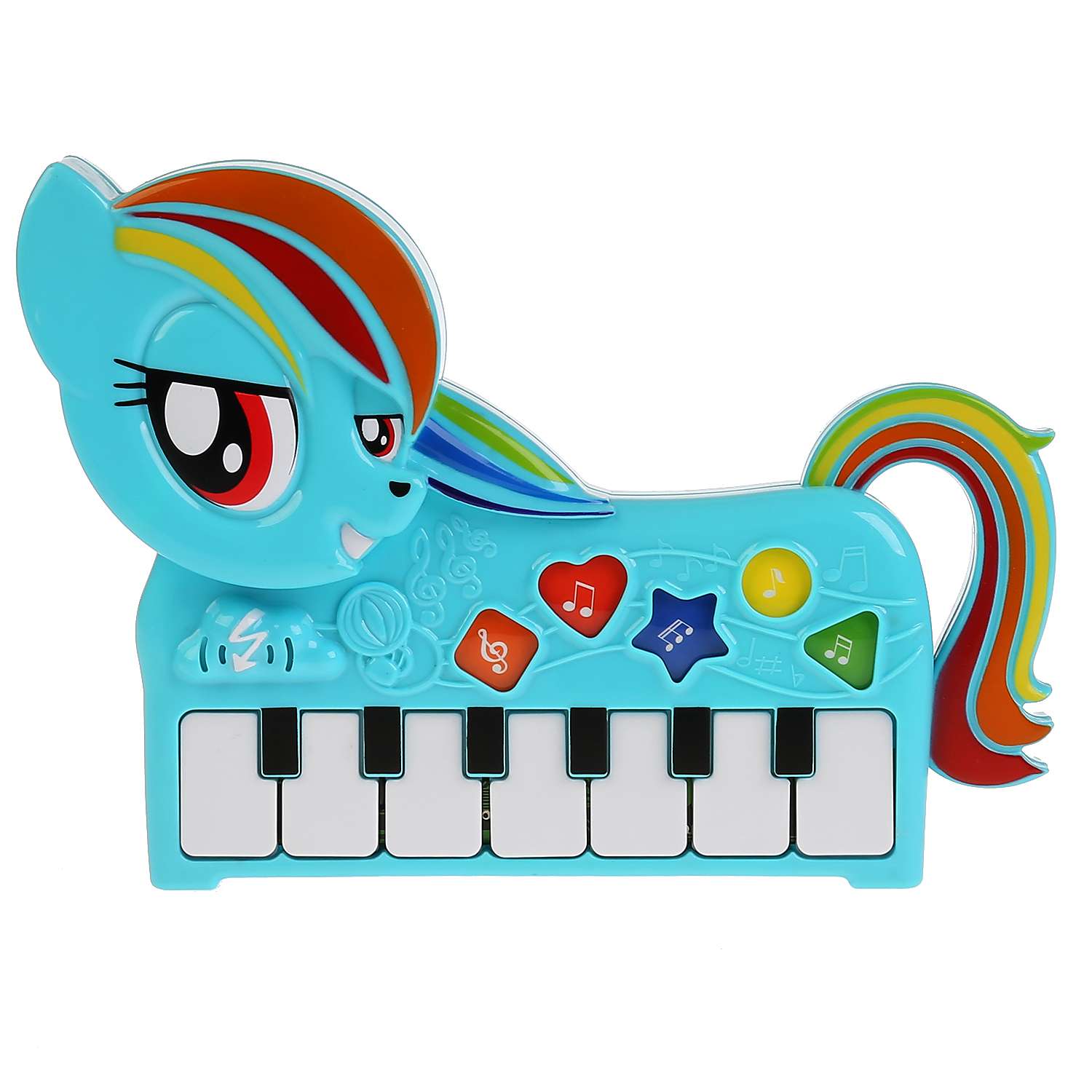 Обучающее пианино Умка My little Pony на батарейках 3 режима звучания - фото 2