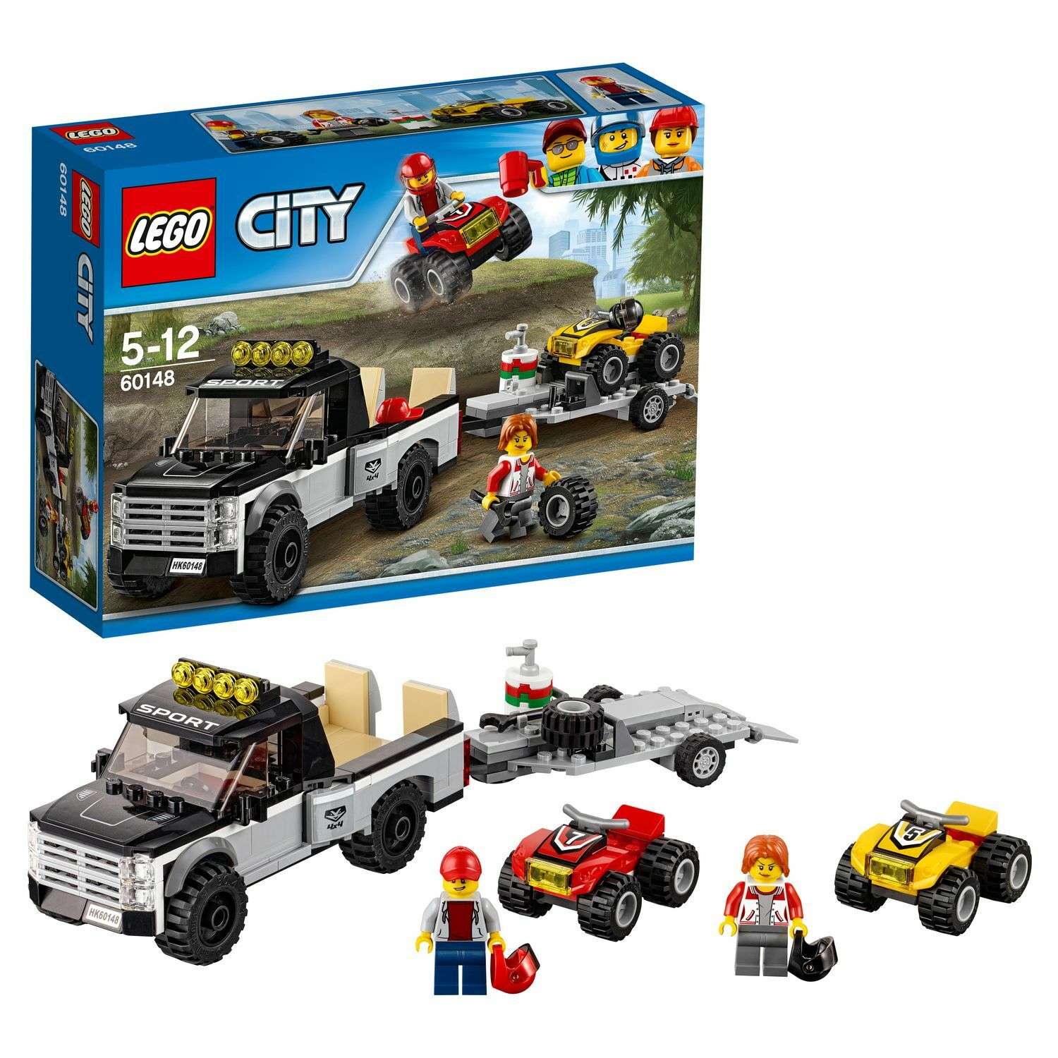 Конструктор LEGO City Great Vehicles Гоночная команда (60148) - фото 1