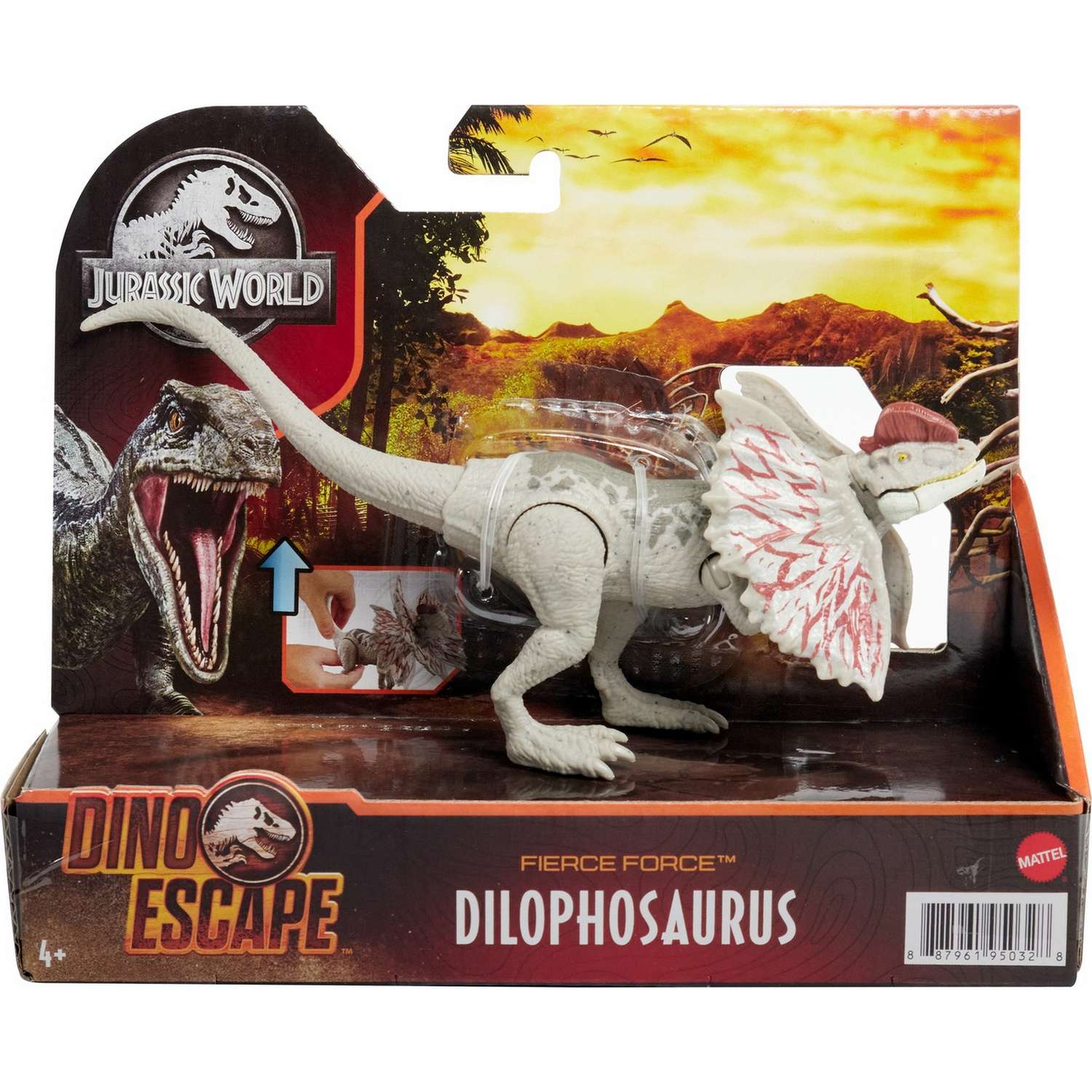 Фигурка Jurassic World Свирепая сила Дилофозавр GWY30 - фото 2