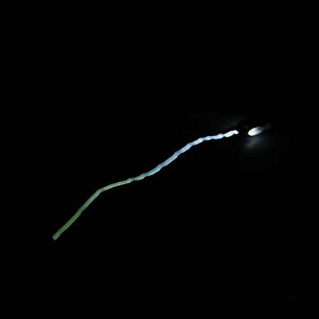 Поводок Пижон с подсветкой 3 режима свечения 120 см черный