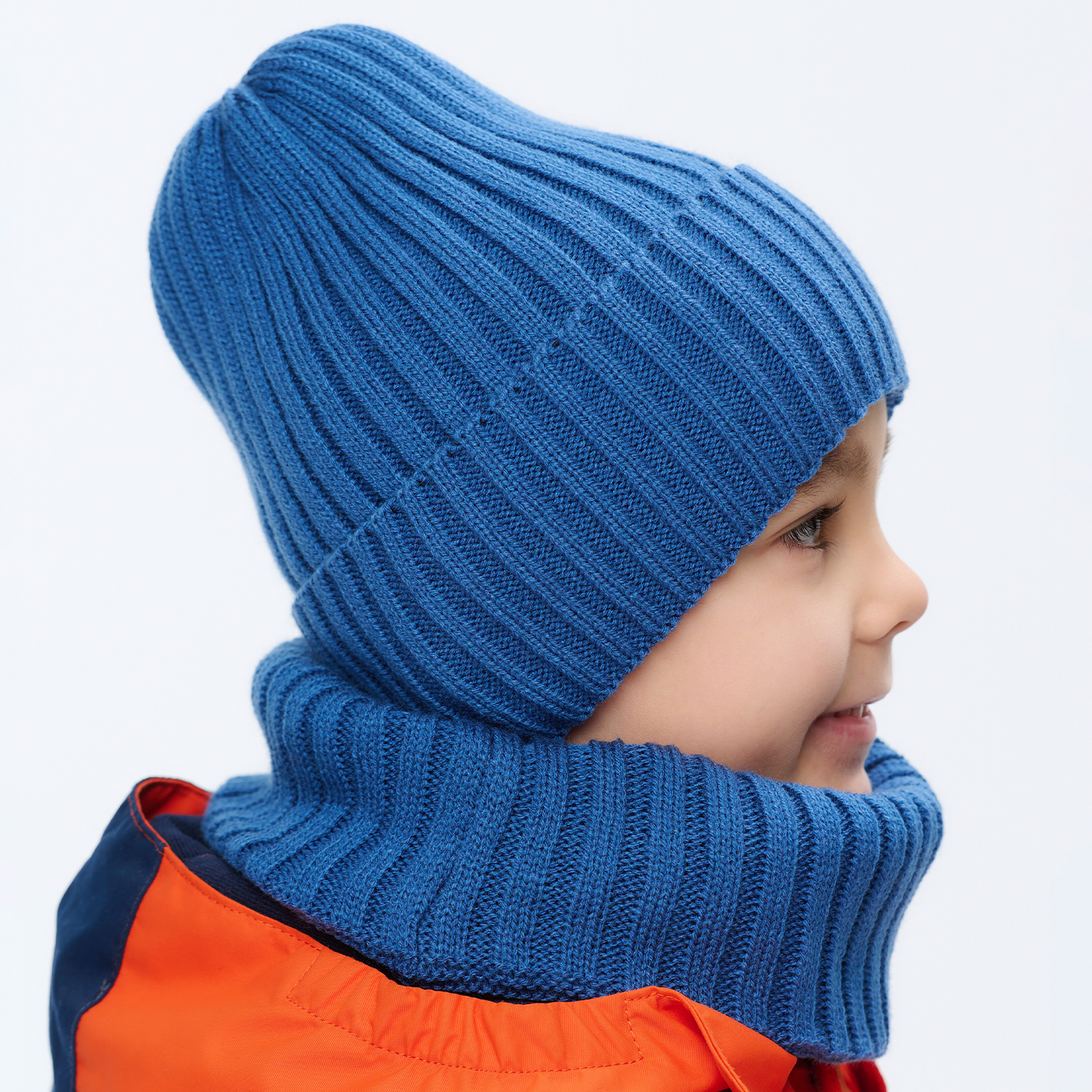 Шапка и снуд NYCkids NYC-H-45-pumpW-blue - фото 6