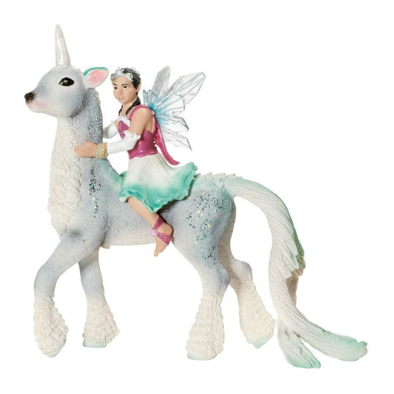 Фигурка SCHLEICH Ледяной Эльф Ямуна на единороге - фото 1