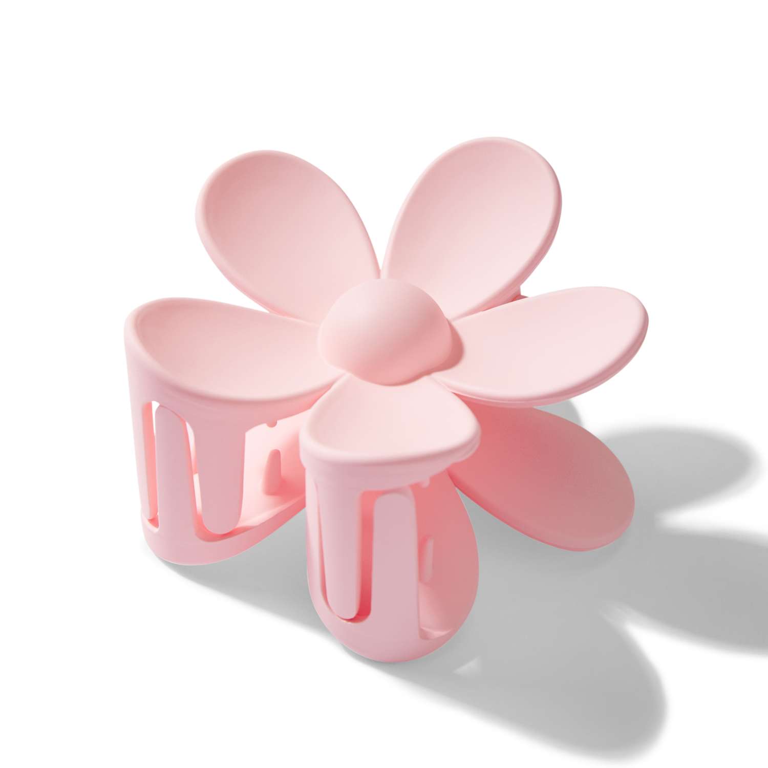 Заколка для волос Happy Baby Крабик с мягкой пружиной цветочек розовый - фото 6
