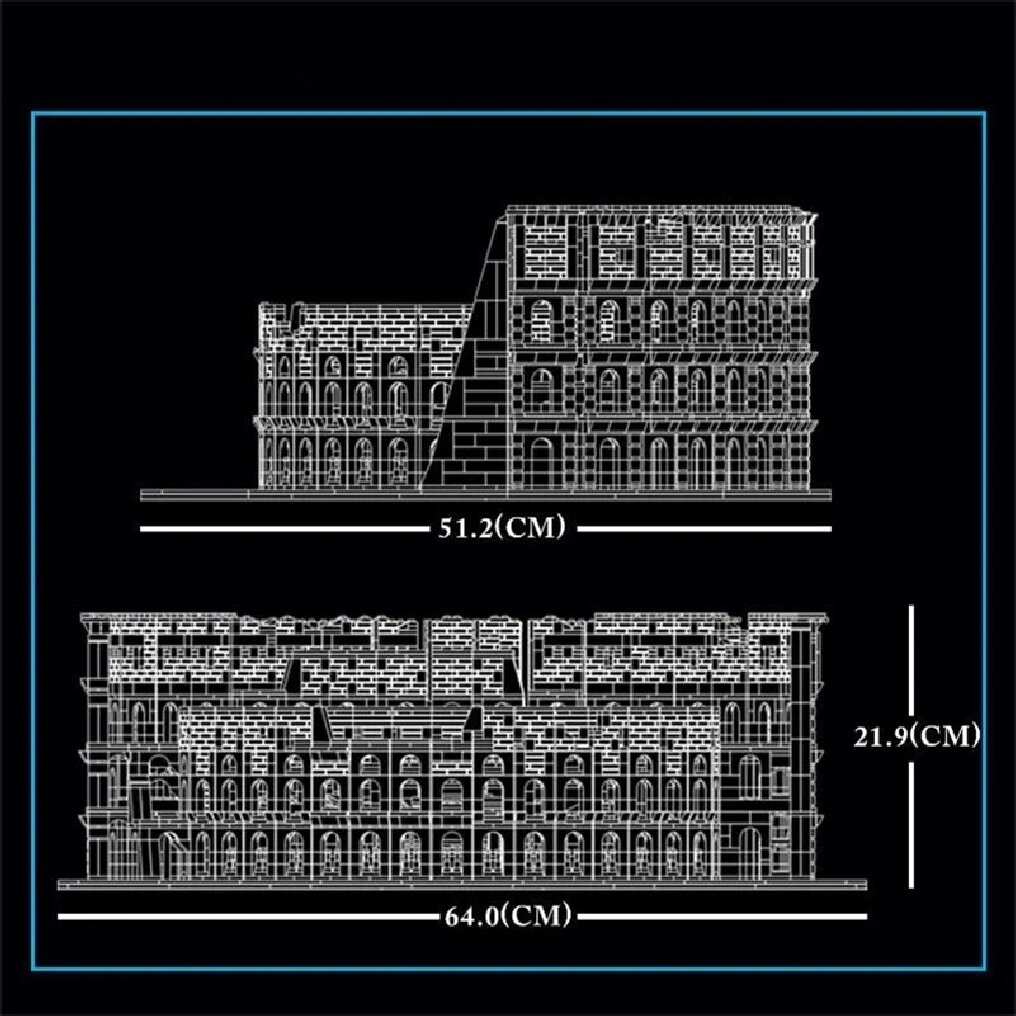 Конструктор Mould King 22002 Древний Колизей - фото 12