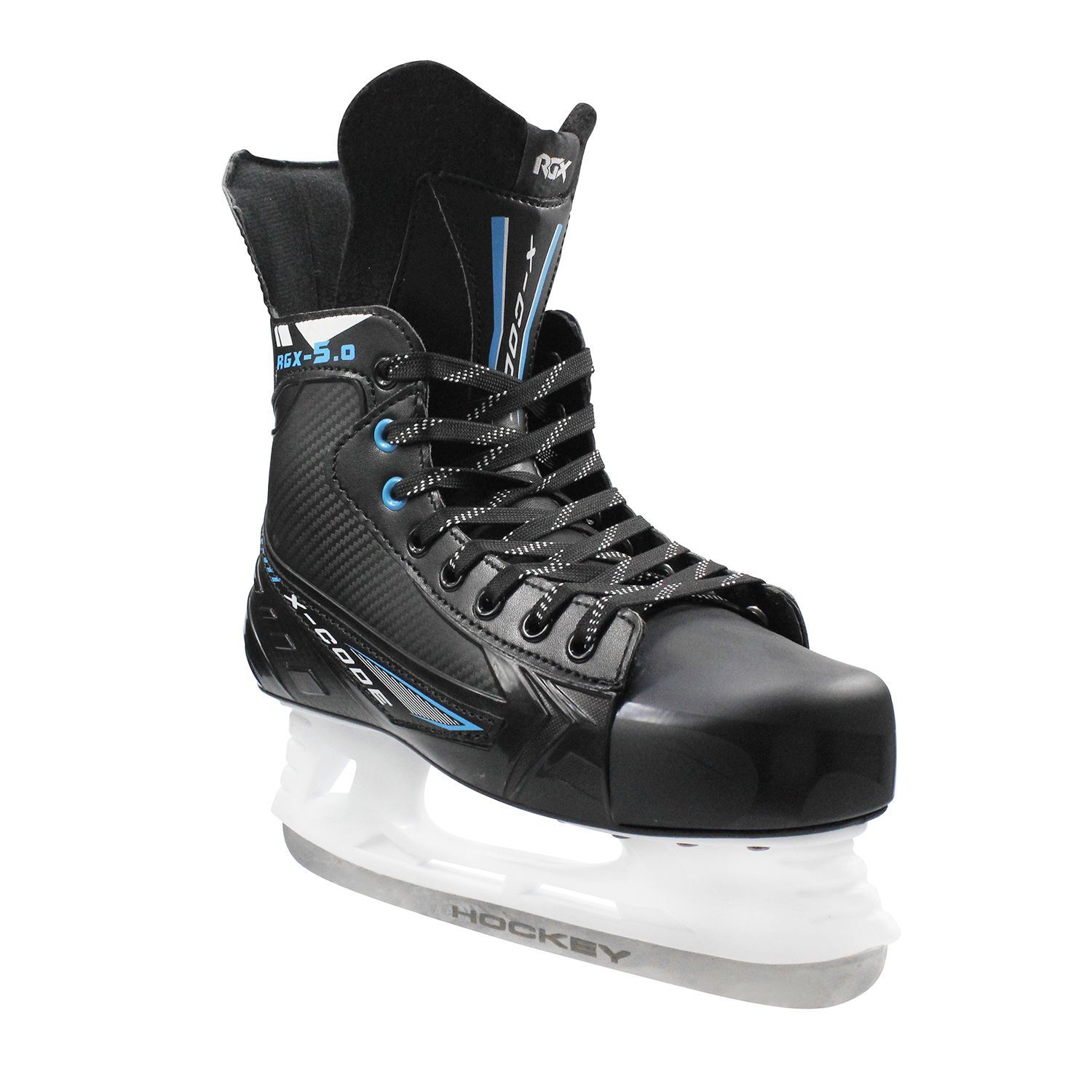 Хоккейные коньки RGX RGX-5.0 X-Code Blue 44 - фото 7