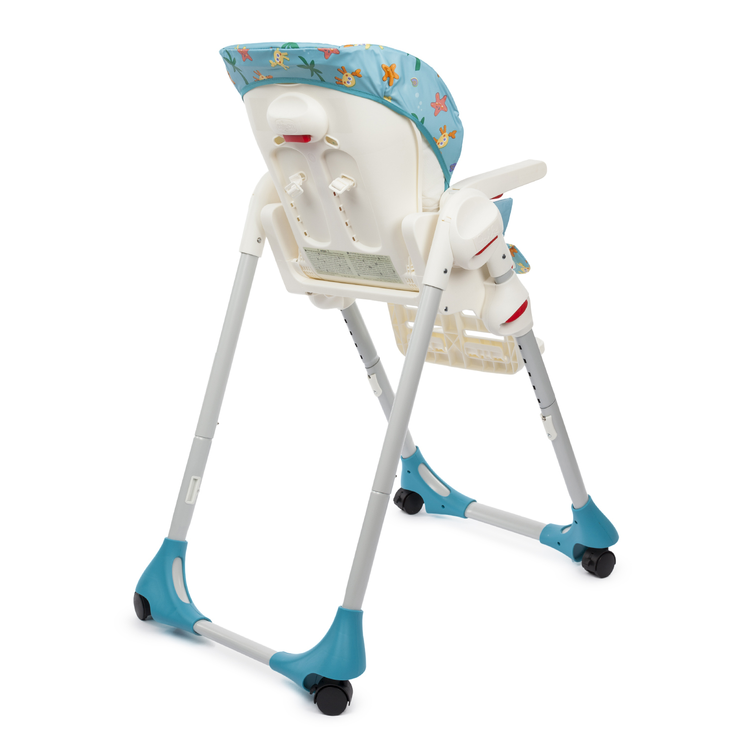 Стульчик высокий Chicco Polly 2в1 SEA DREAMS-4W 6м+ - фото 11