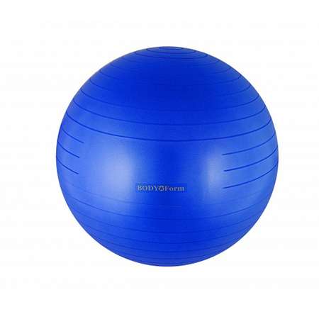 Мяч гимнастический Body Form BF-GB01AB 75 см Антивзрыв синий