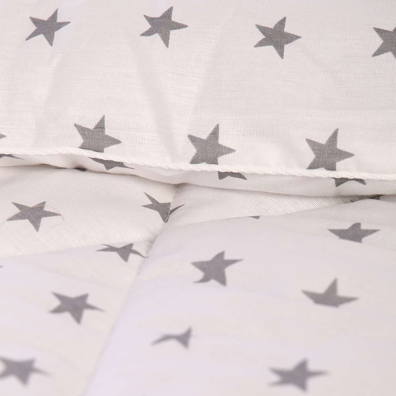 Одеяло Спаленка-kids детское Baby 110*140 серые звездочки - фото 4