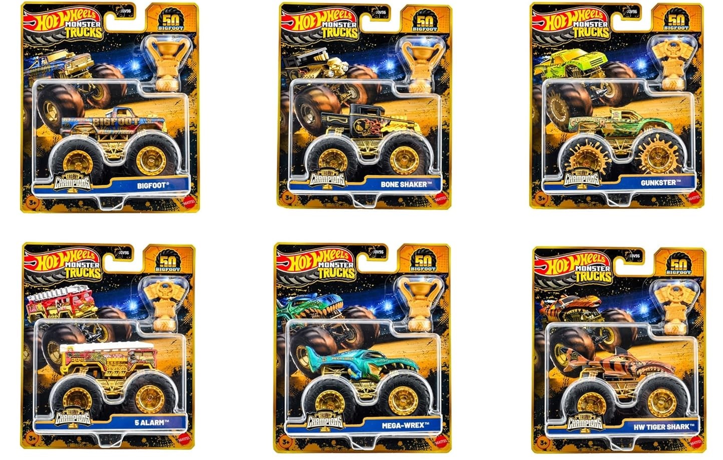 Монстр-трак Hot Wheels Чемпионы 1:64 в ассортименте JDV96 - фото 1