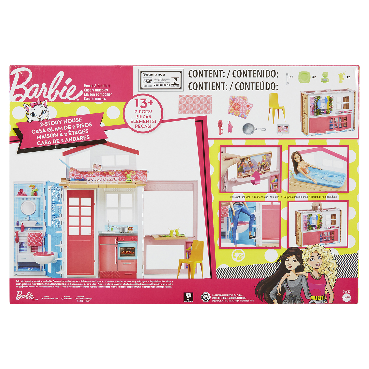 Набор игровой Barbie Домик Barbie DVV47 - фото 3