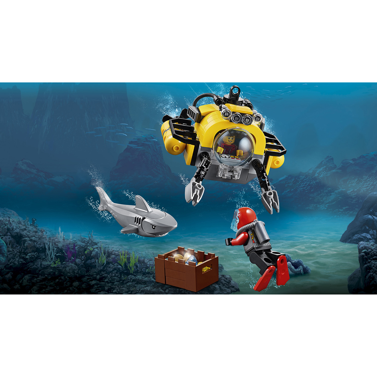 Конструктор LEGO City Deep Sea Explorers Вертолет исследователей моря (60093) - фото 9