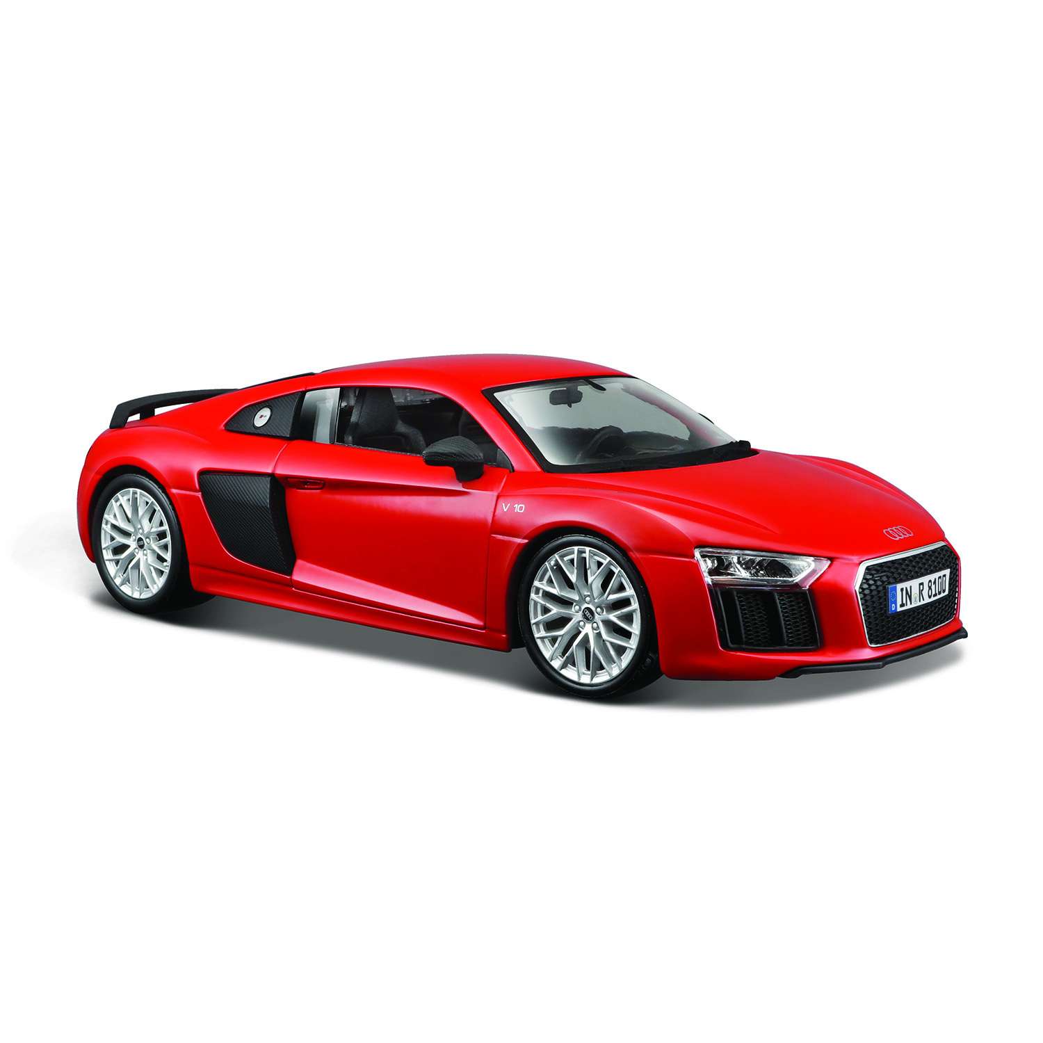 Машина MAISTO 1:24 Audi R8 V10 Plus Красный 31513 31513 - фото 1