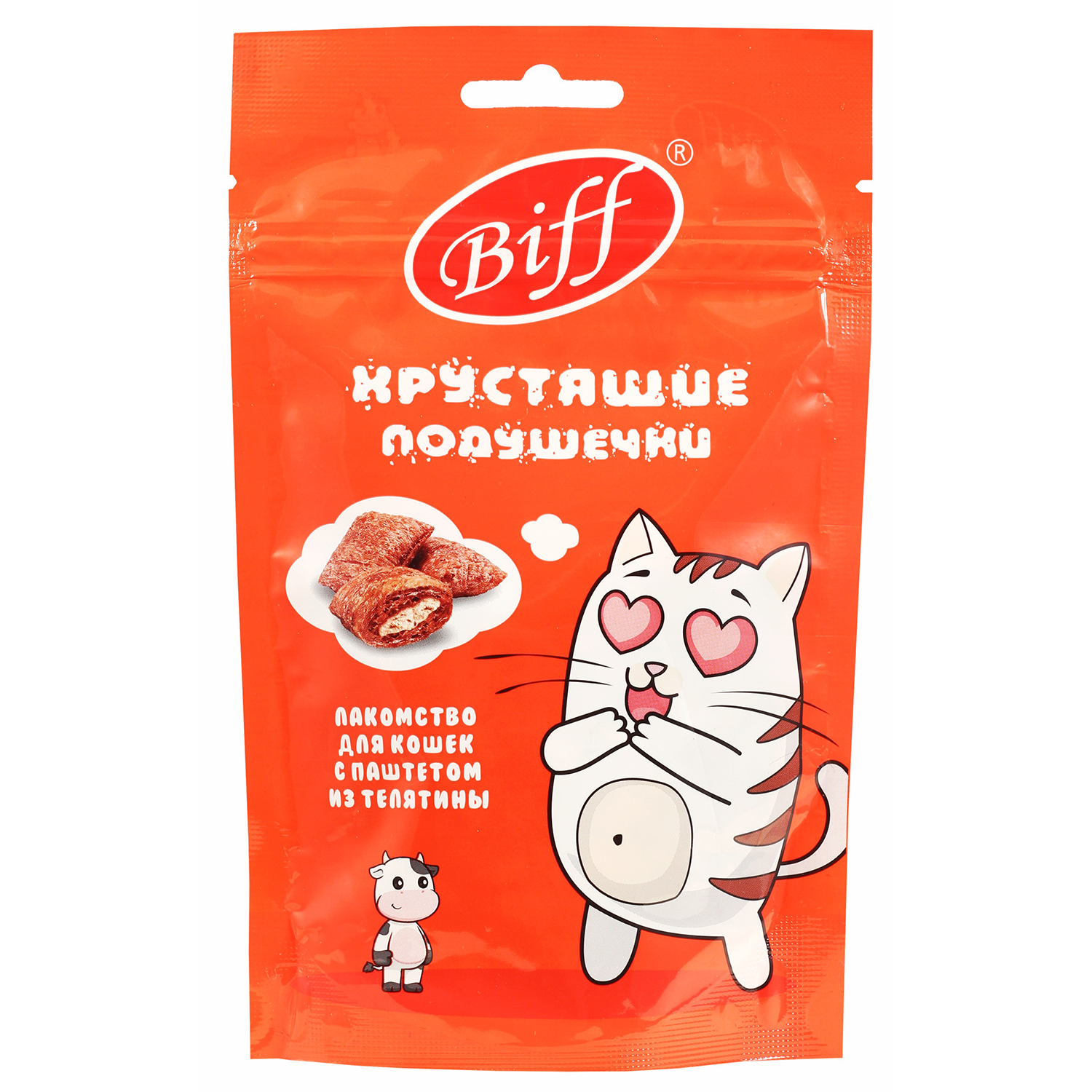 Лакомство для кошек BIFF 0.06 кг телятина - фото 1