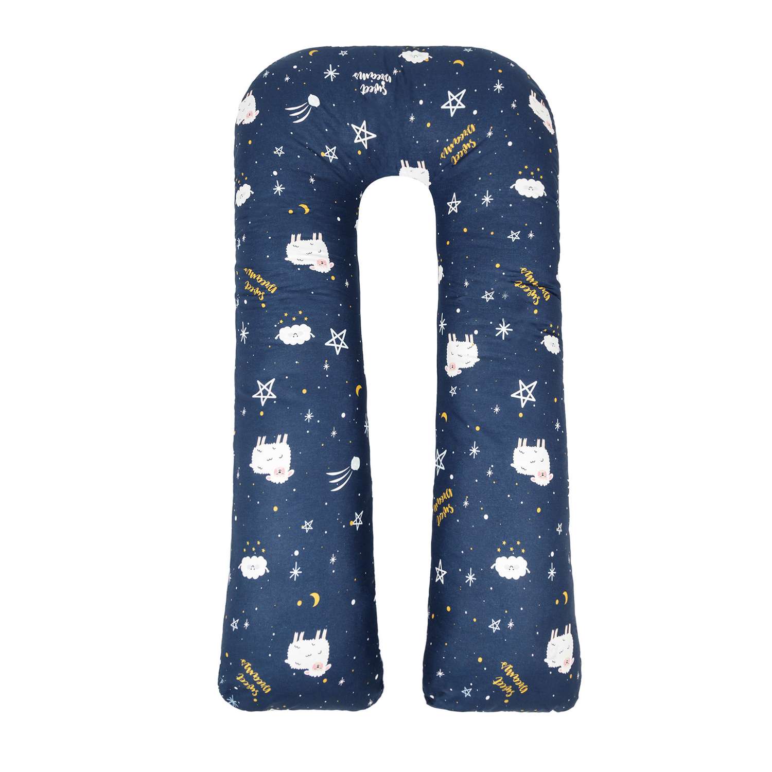 Наволочка AmaroBaby к подушке для беременных U-образная 340х35 см Galaxy синяя - фото 1