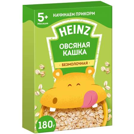 Каша безмолочная Heinz овсяная 180г c 5месяцев