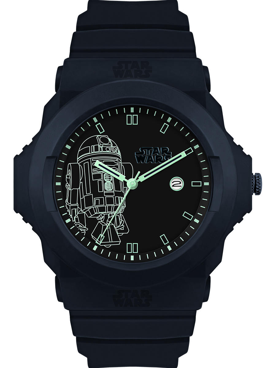 Кварцевые наручные часы Нестеров Star Wars с R2-D2 SW60207RD - фото 2