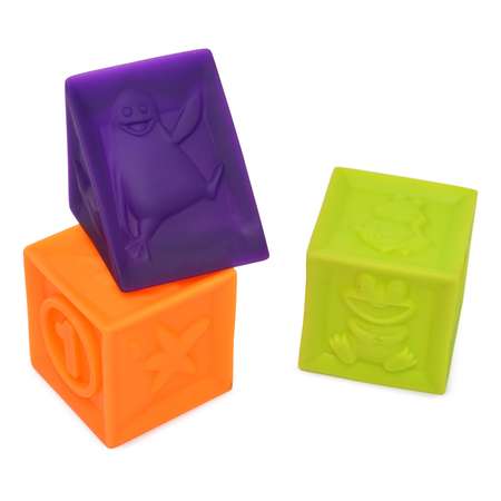 Набор игрушек Курносики для ванны Кубики
