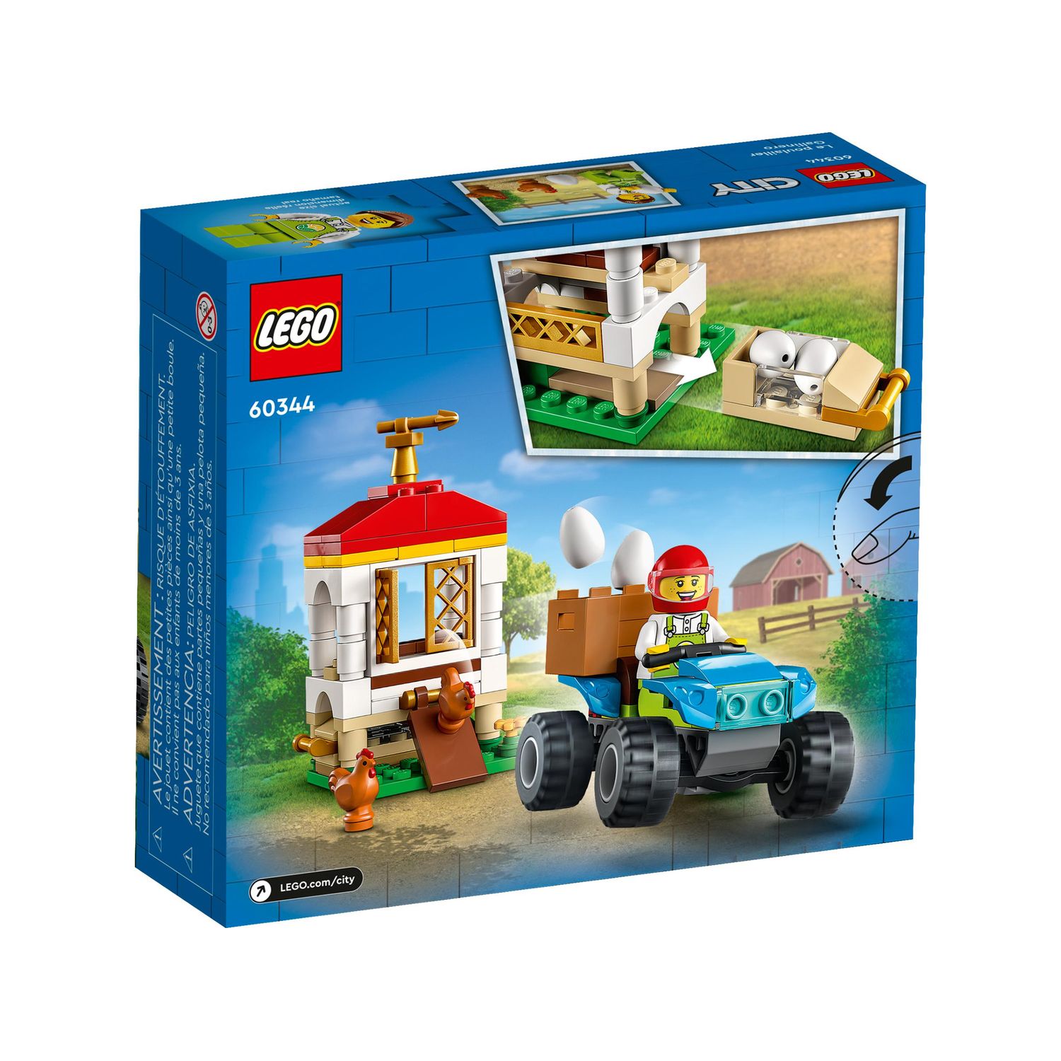 Конструктор LEGO City Chicken Henhouse 60344 - фото 8