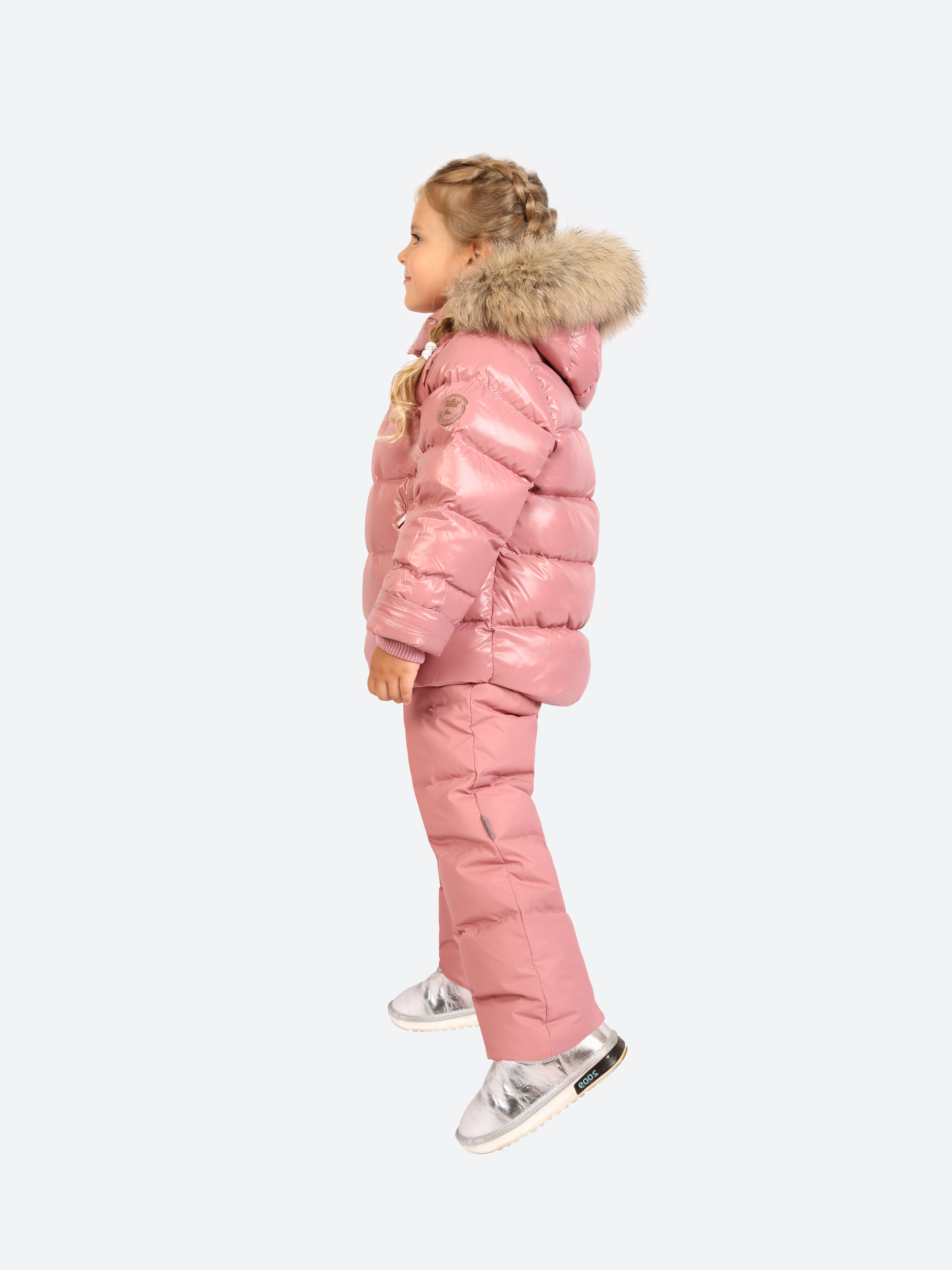 Куртка и полукомбинезон Arctiline Дилана 1741 DW-23 Пыльно-розовый - фото 5