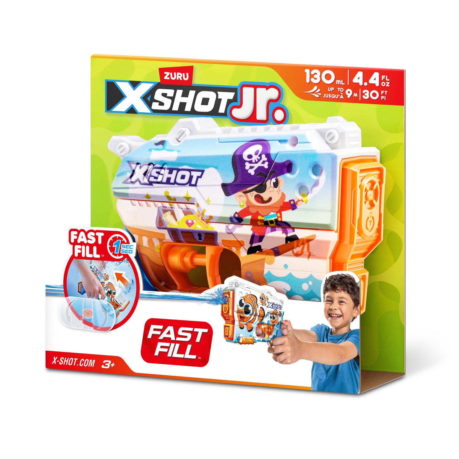 Бластер водный X-Shot Water Fast Fill Дошкольный 118143B - фото 8