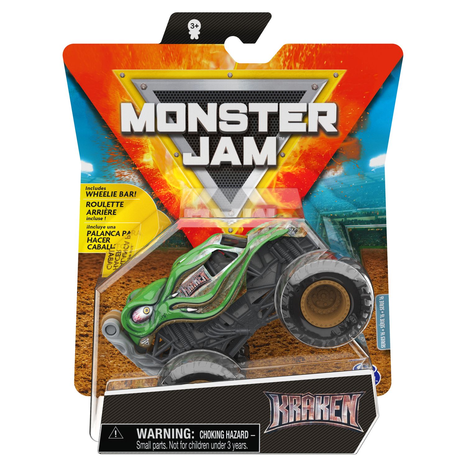 Машинка Monster Jam 1:64 Kraken 6060864 6060864 - фото 2
