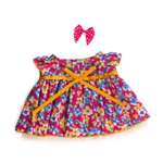 Одежда для кукол BUDI BASA Платье ярко-розовое в цветочек для Ли-Ли 27 см OLK27-055