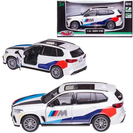 Автомобиль Abtoys BMW MSZ 1:43 инерционный белый