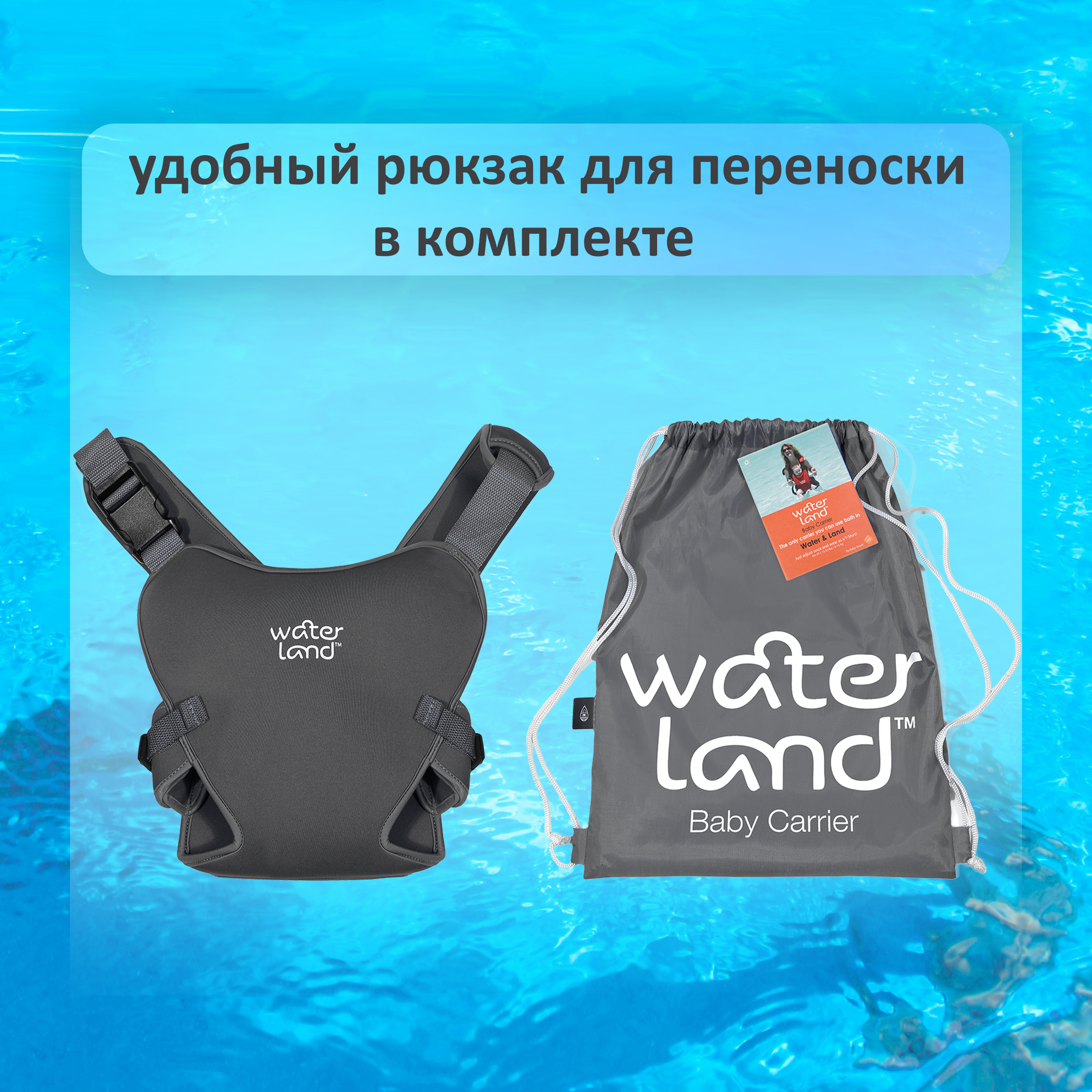 Рюкзак-переноска WaterLand Pacific Blue - фото 12