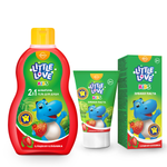 Комплект Little Love Детская зубная паста + шампунь