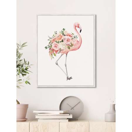 Картина Фламинго II 40х50 см Графис Птицы