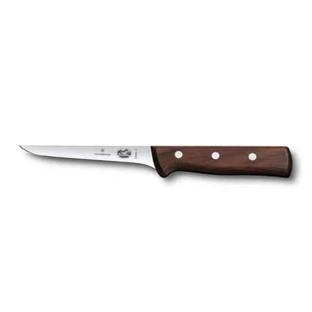 Нож кухонный Victorinox 5.6406.12 стальной обвалочный лезвие 120 мм прямая заточка черный
