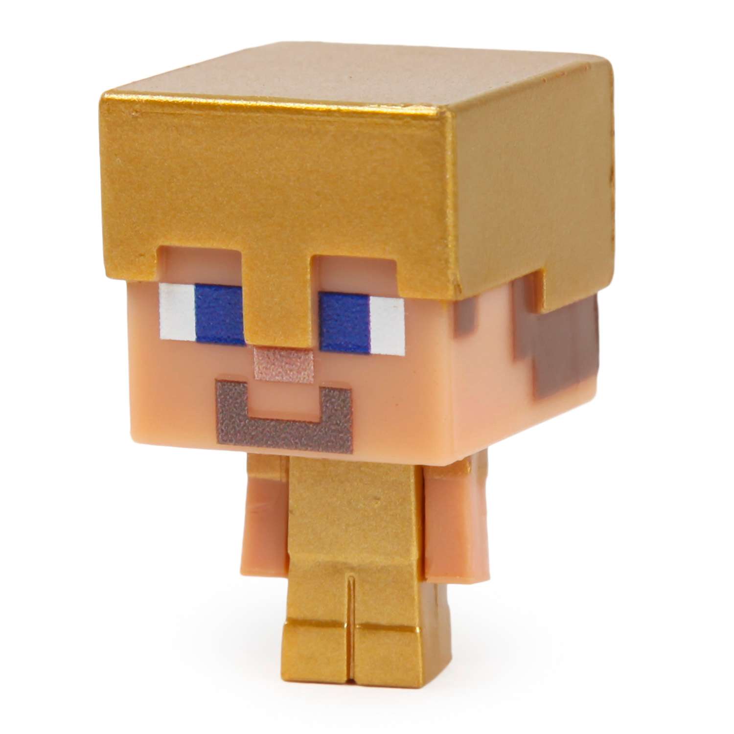 Мини-фигурка Minecraft Герои игры Золотые доспехи Стива HDW01 - фото 1