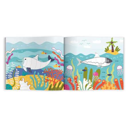 Раскраска для малышей ФЕНИКС+ Морские животные 59038