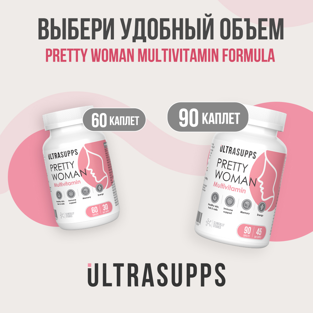 Витамины для женщин ULTRASUPPS Мультивитаминный комплекс 90 каплет - фото 8