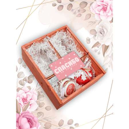 Набор мини открыток Крокуспак Розовые сердечки 90х55 мм/42 шт