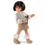 Кукла Llorens Оливия в коричневом L 53701